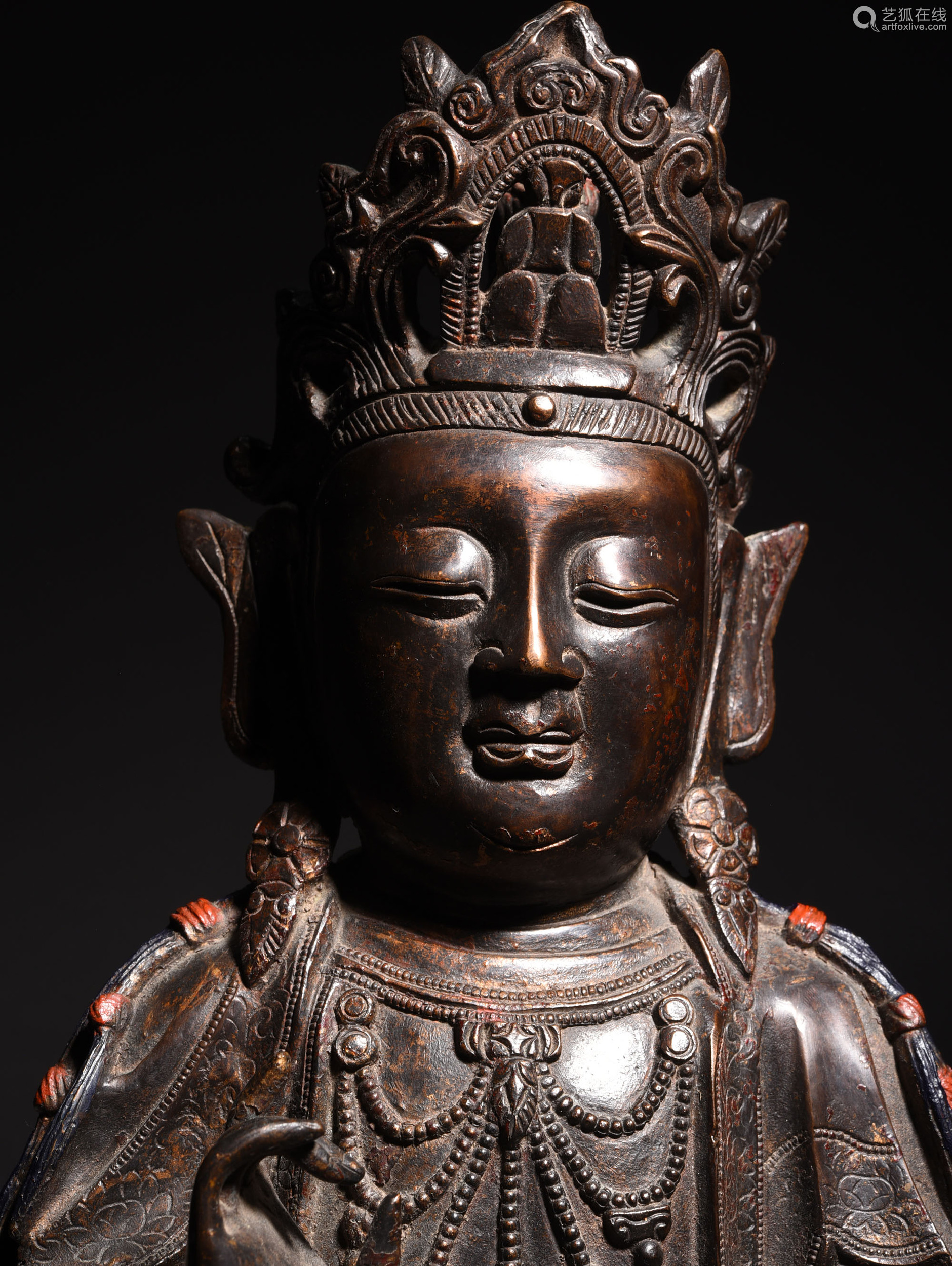 a bronze avalokitesvara, 17th century