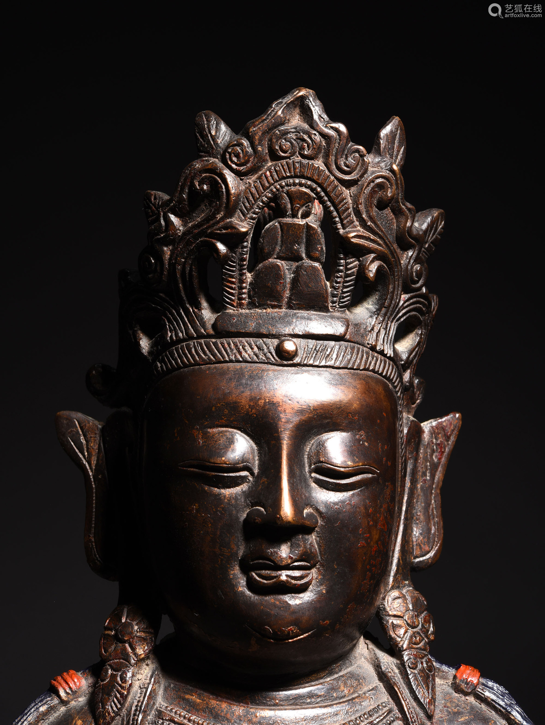 a bronze avalokitesvara, 17th century