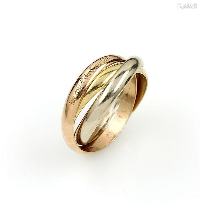 ring ring ring,ring ring ring五线谱 18 kt gold cartier trinity ring