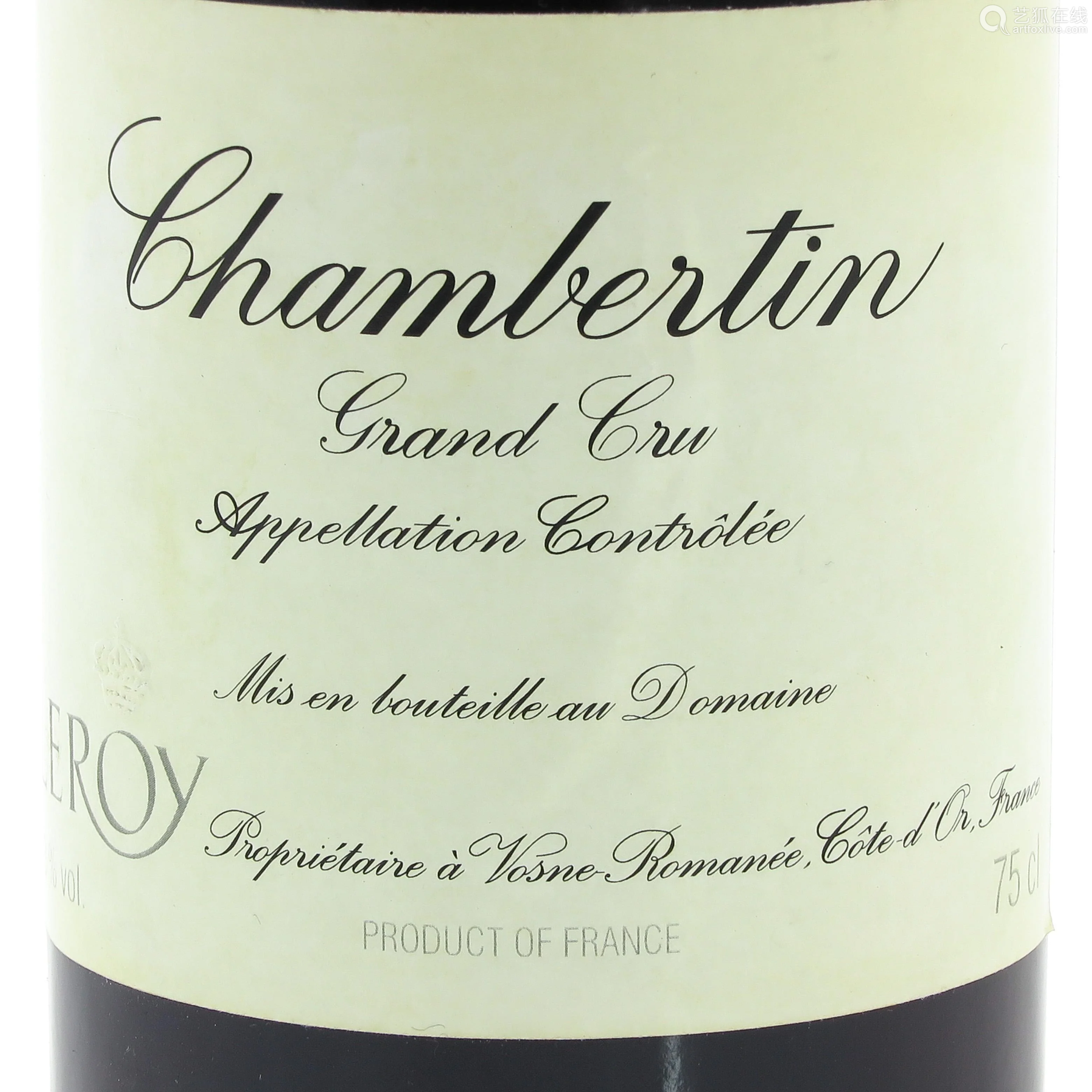 尺寸拍品描述domaine leroy, chambertin, grand cru, burgundy