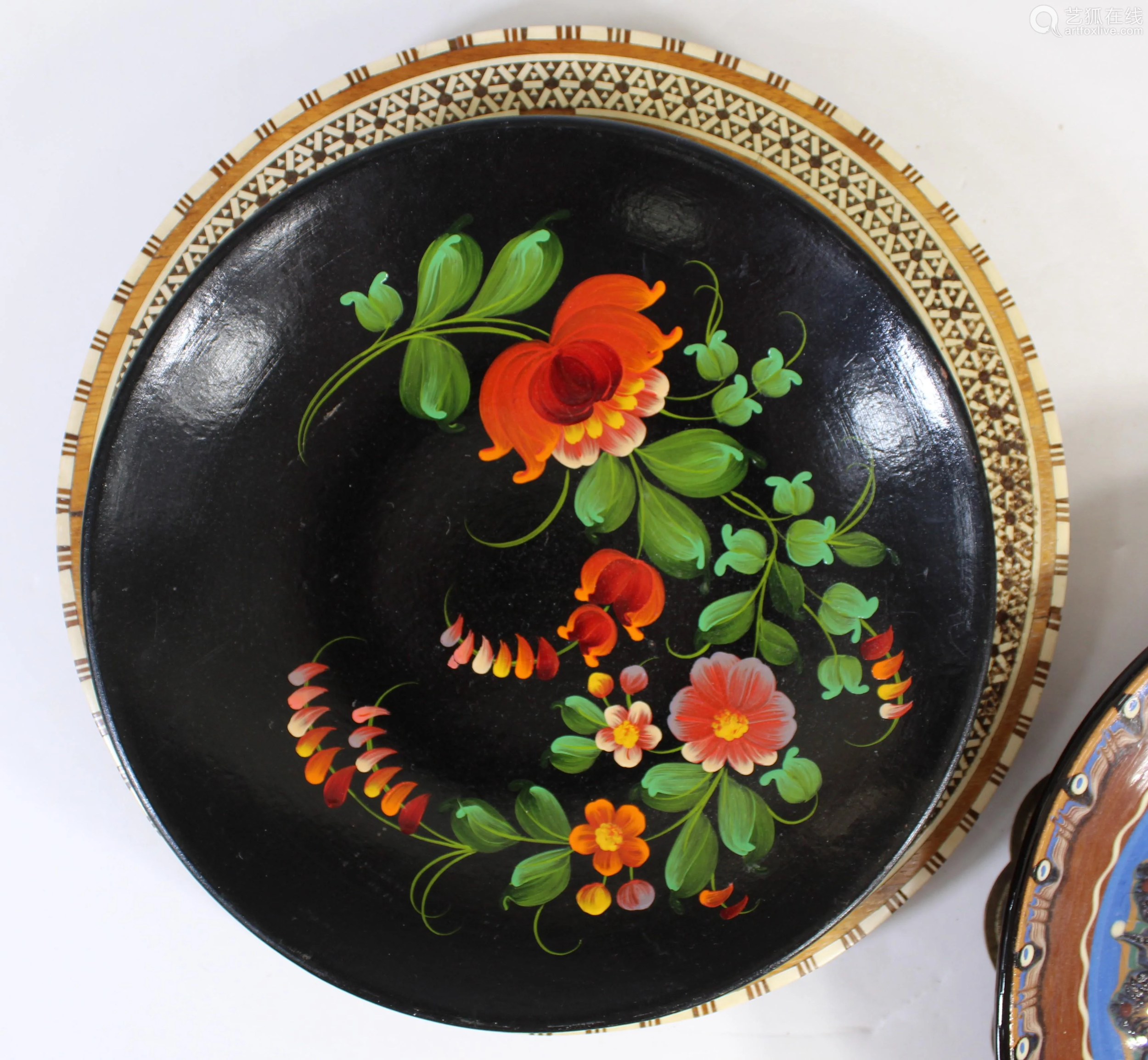 group of middle eastern platters