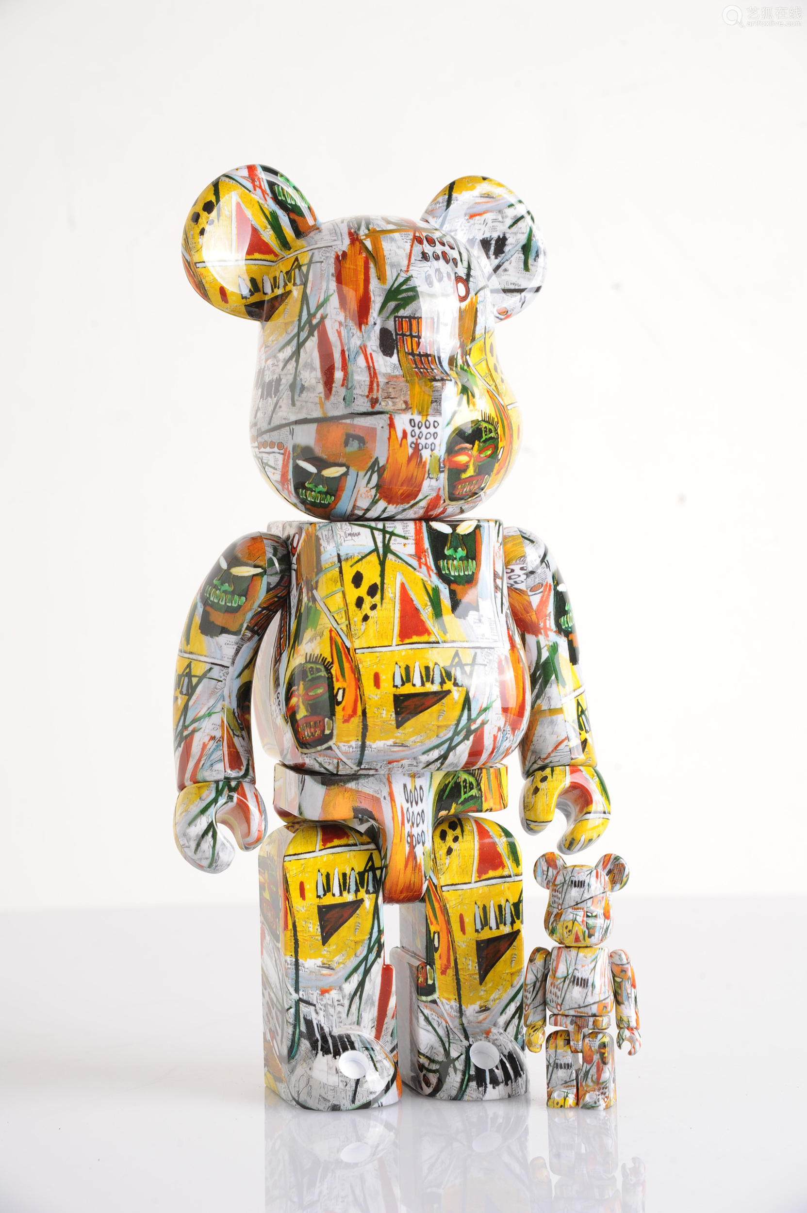 jean michel basquiet-medicom toy bearbrick 400% &