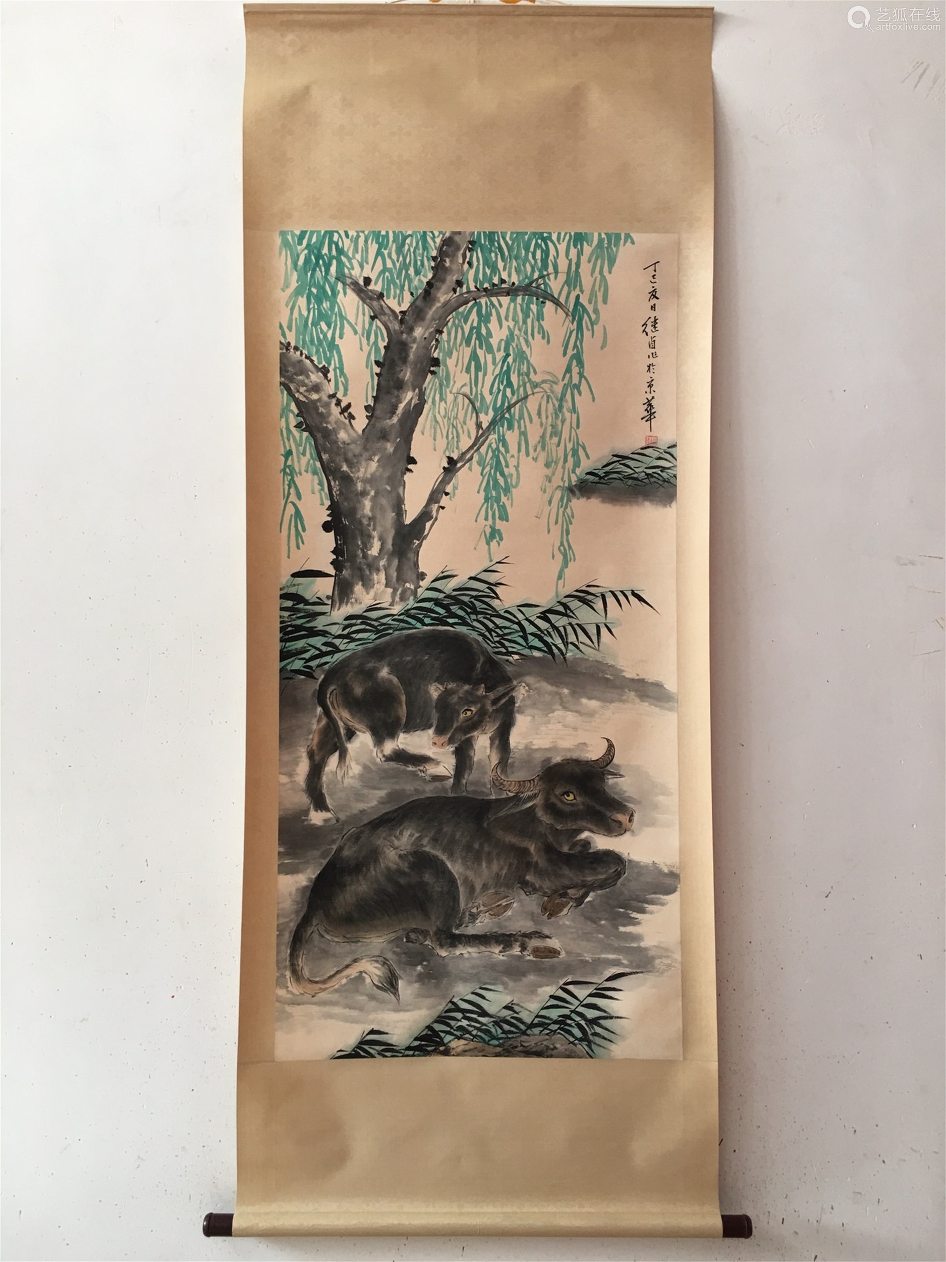 a chinese scroll painting