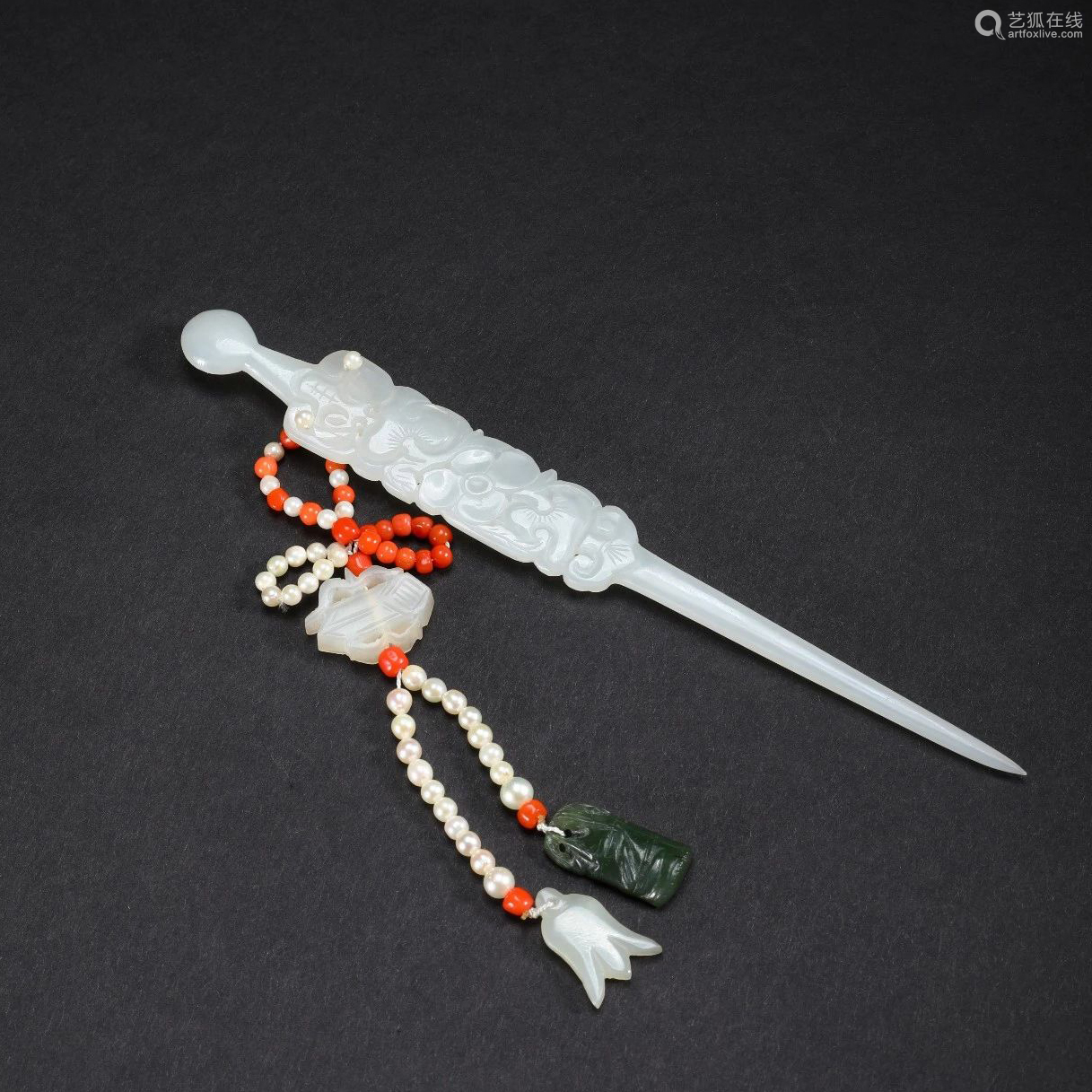 白玉发簪