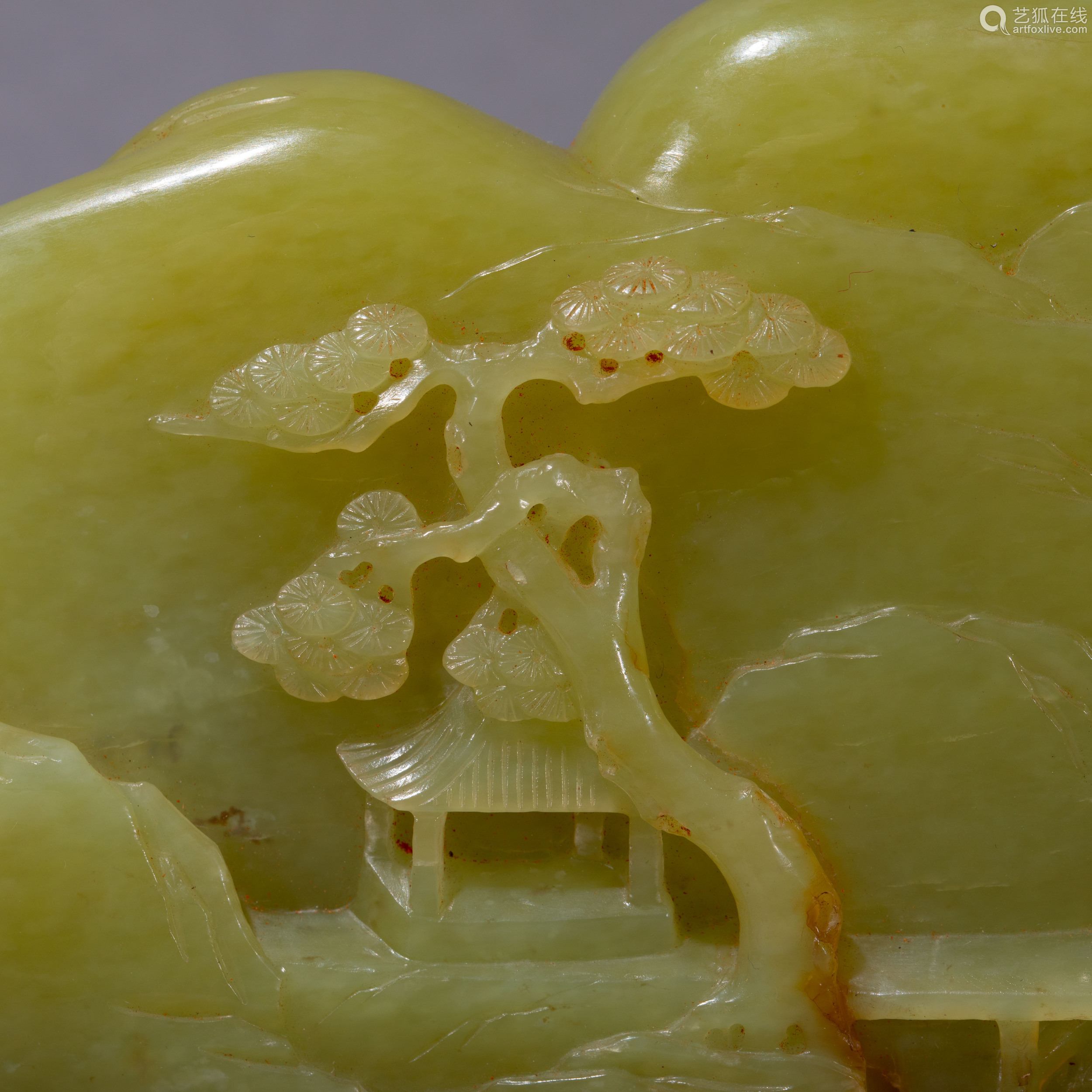 ancient chinese hetian yellow jade decoration中国古代和田黄玉