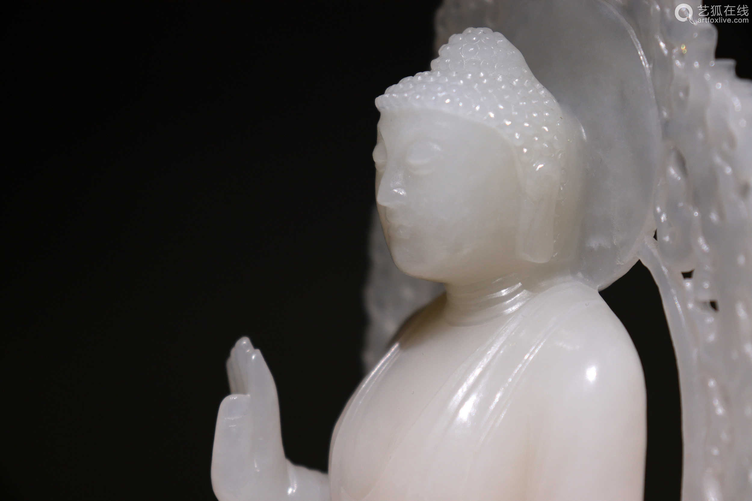 和田玉佛像摆件 decoration of hetian jade buddha statue