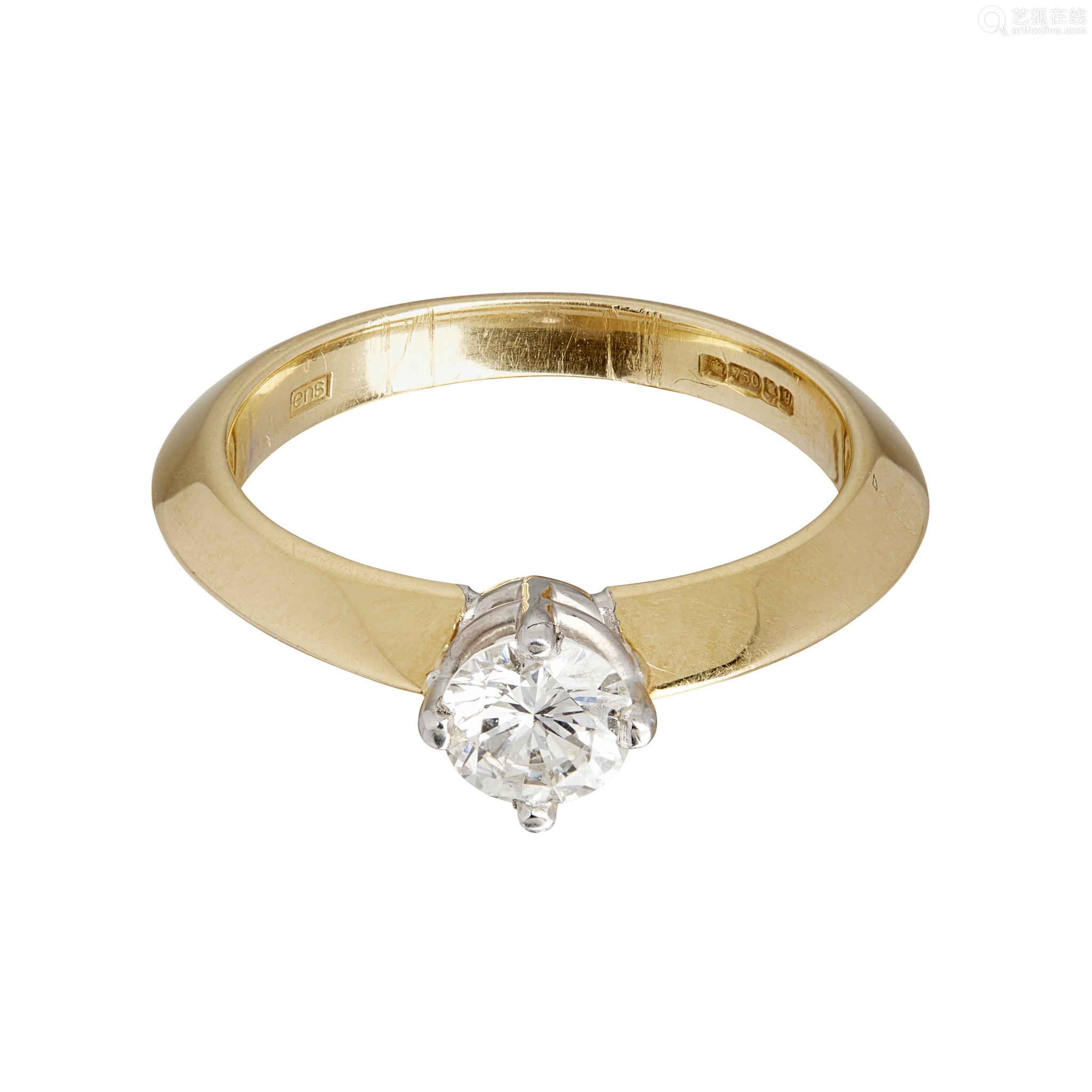 a single stone diamond ring