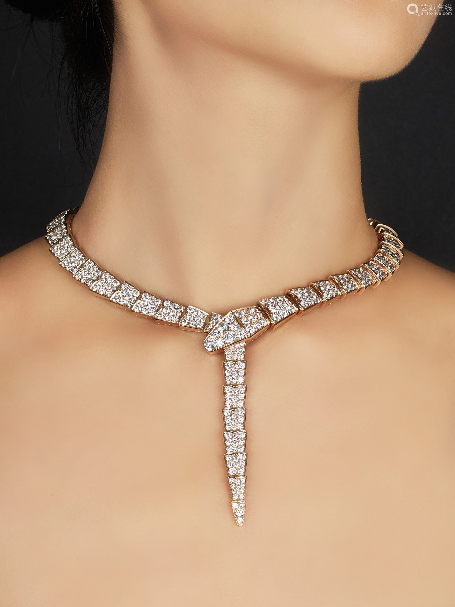 bulgariserpentidiamondnecklace宝格丽serpenti钻石项链