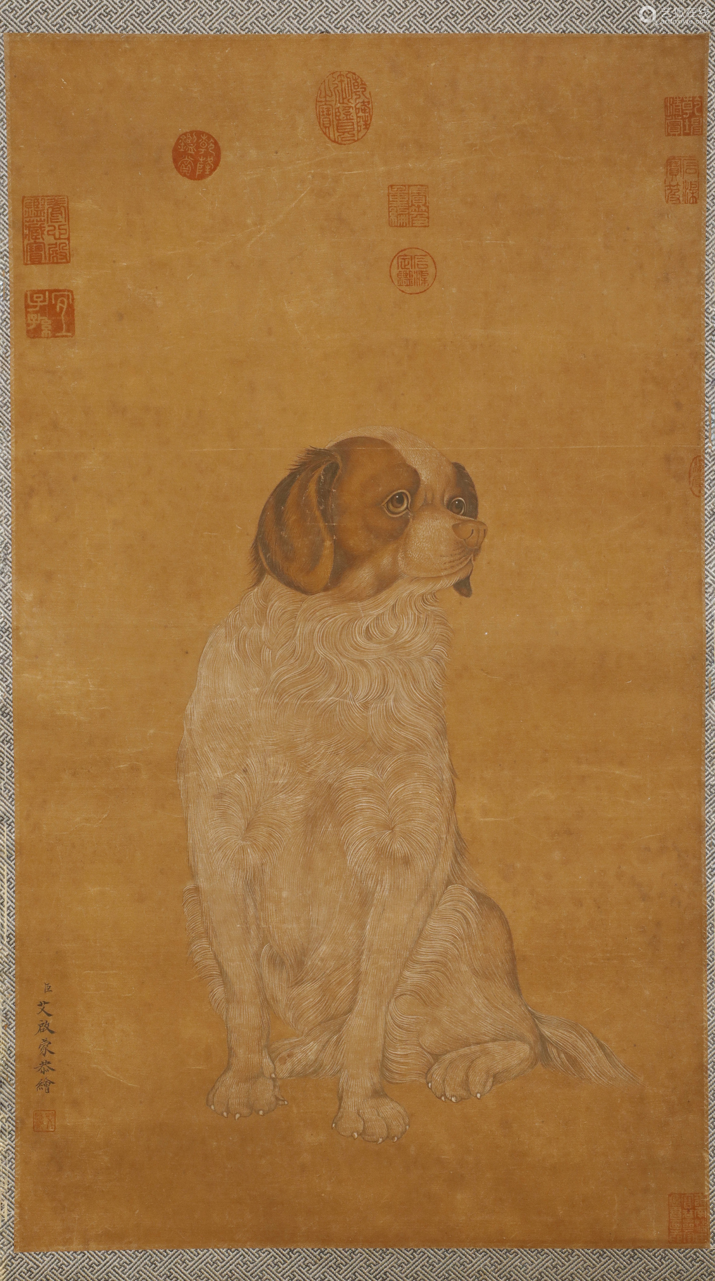 qing dynasty "ignatius sichelbart" painting