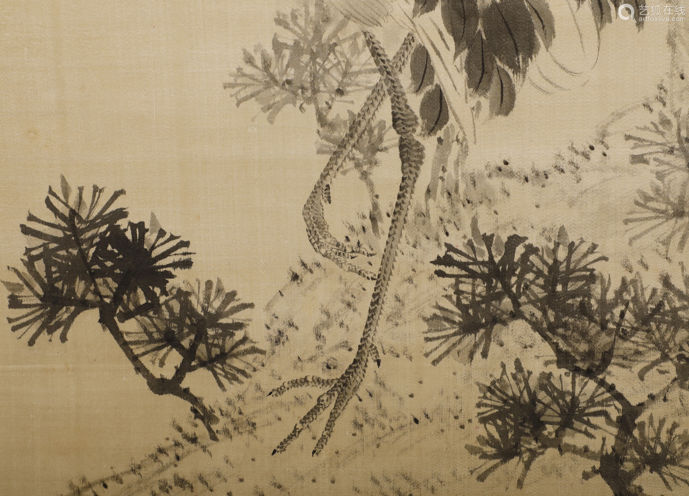 qing dynasty "ju lian" painting