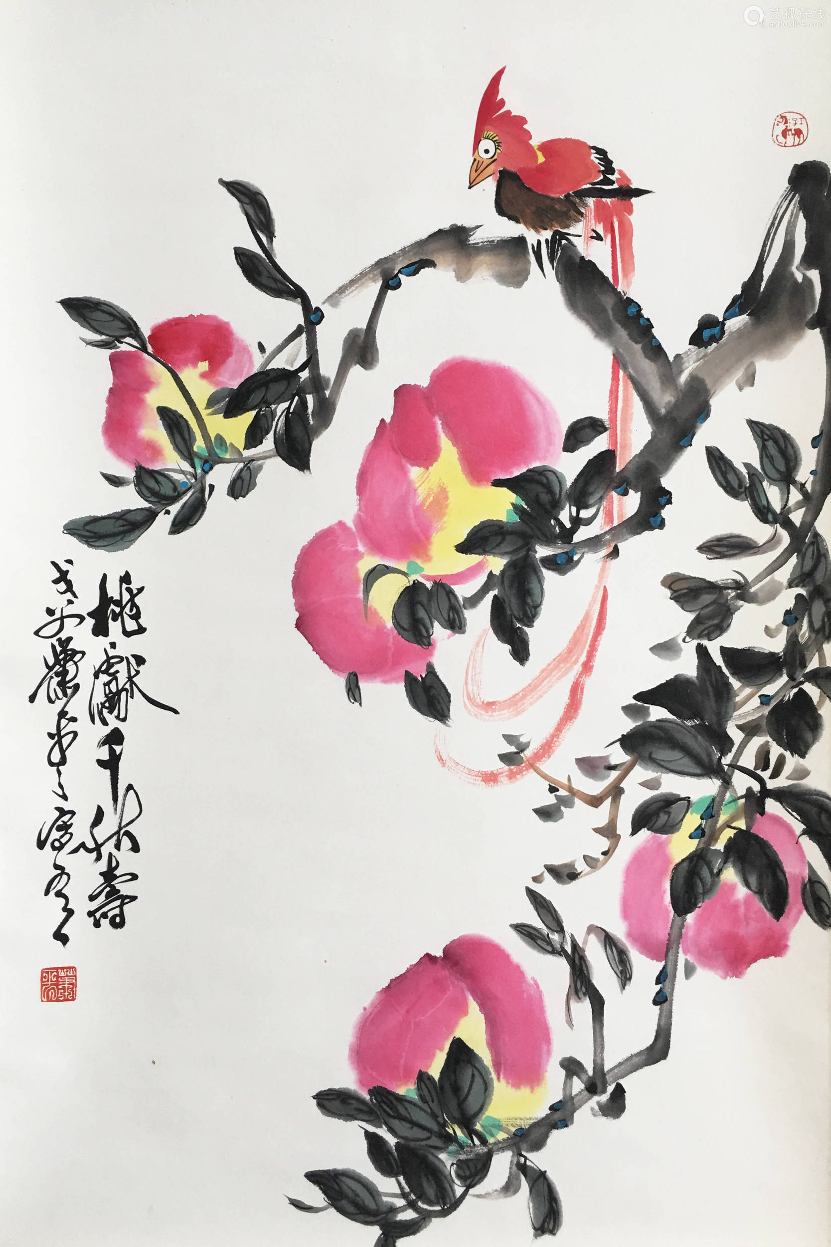 尺寸46x68cm拍品描述肖平(1969,中国书画家协会会员,一级国画家.