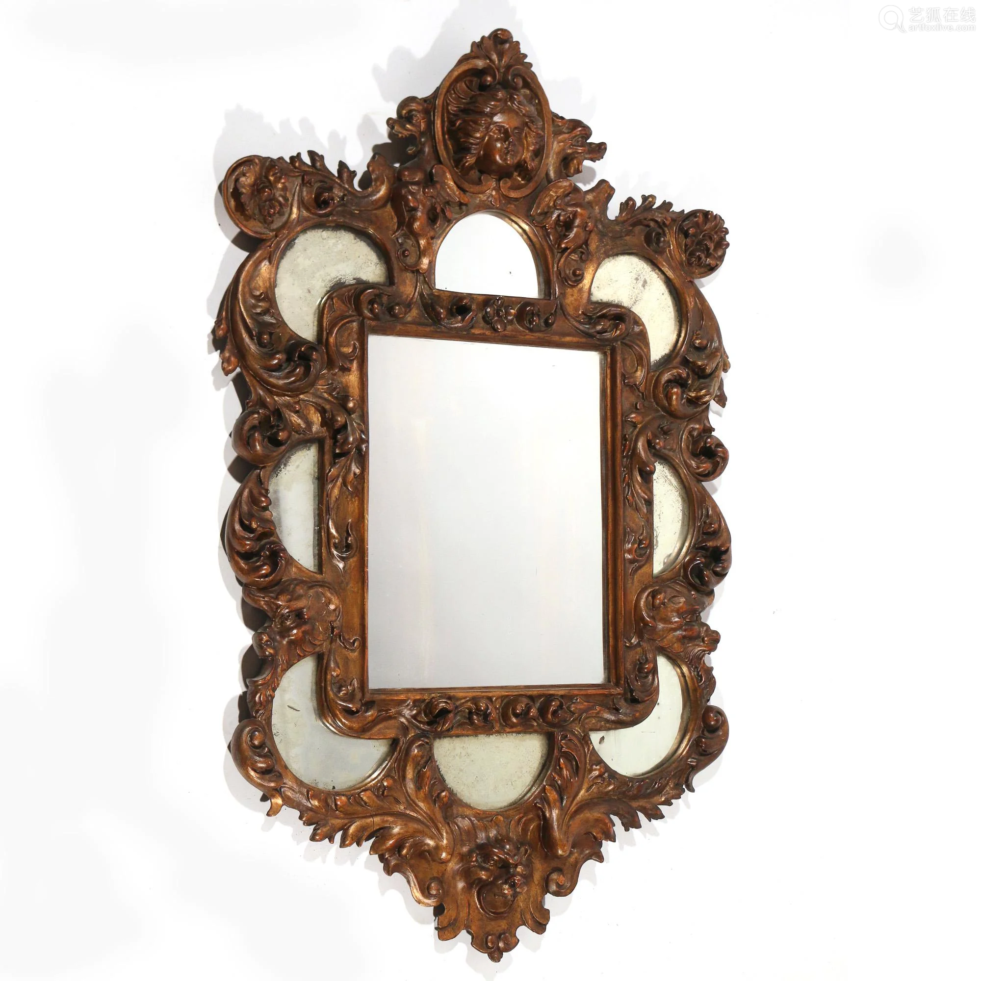 rococo segmented mirror