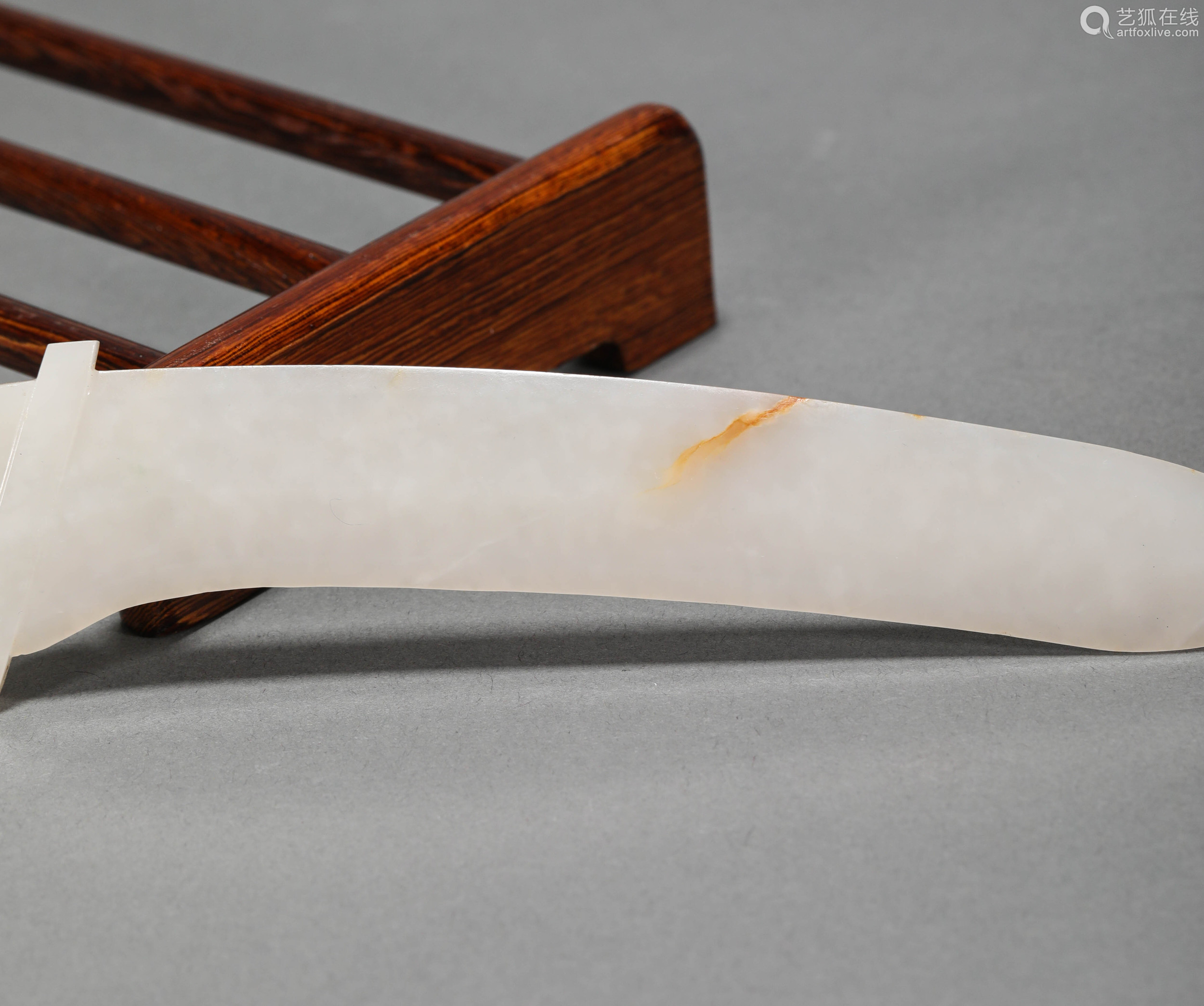 han dynasty hetian jade knife汉代和田玉刀