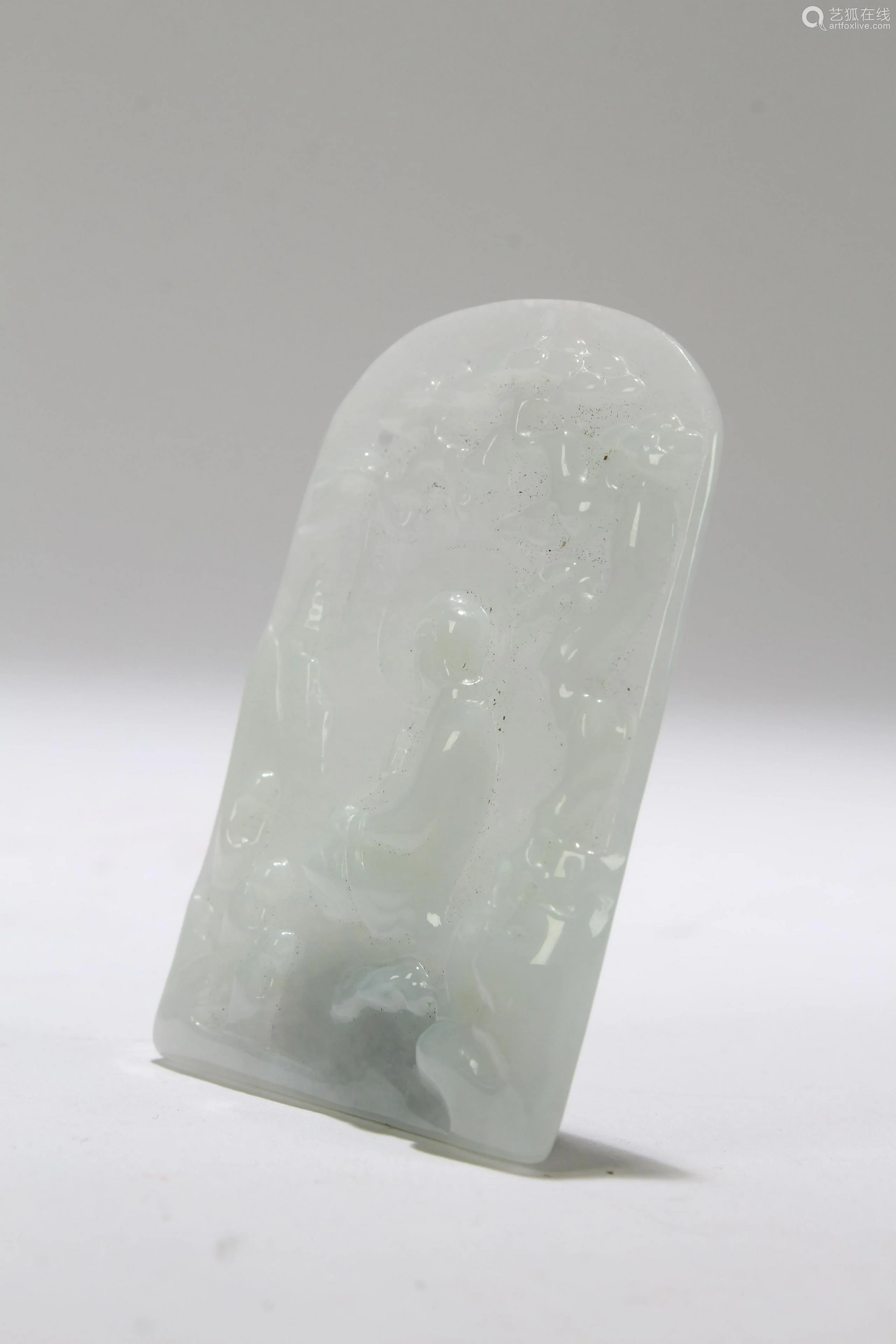 a chinese fengshui-fortune jade-curving figure