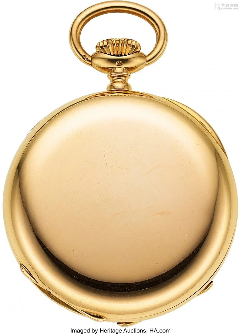 case circa 1893 case 52 mm 18k yellow gold four body plain