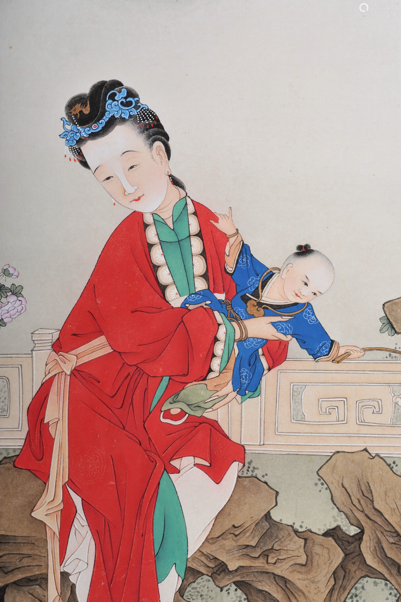 王叔晖婴戏图