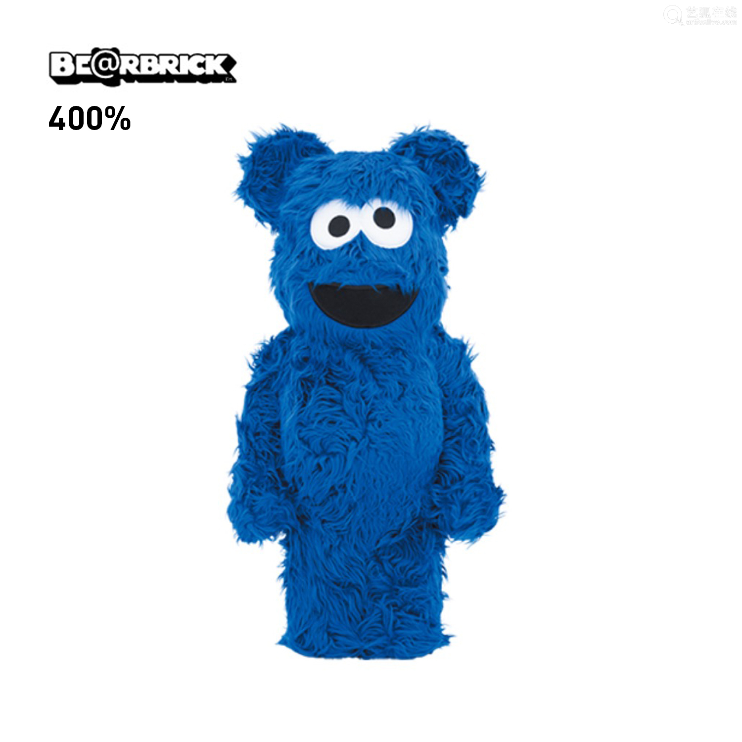 bearbrick芝麻街 甜饼怪 cookie monster