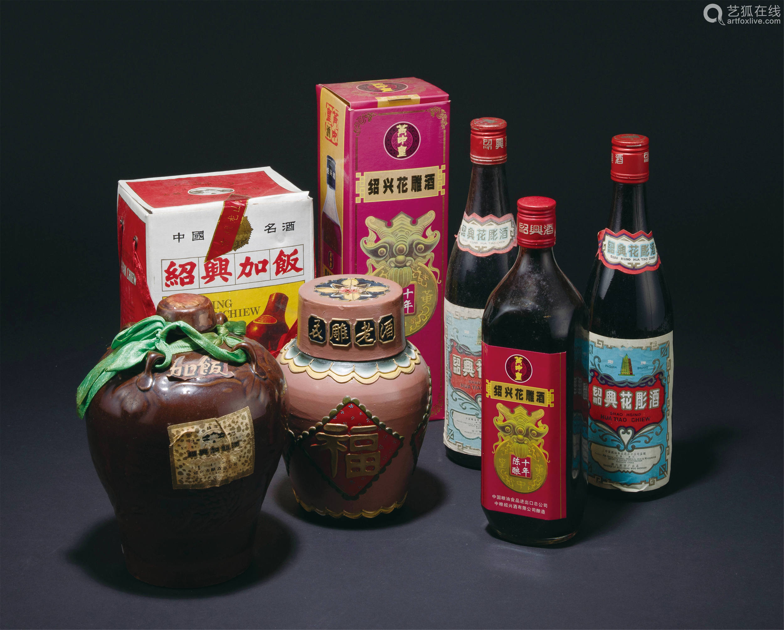 80年代绍兴酒六瓶
