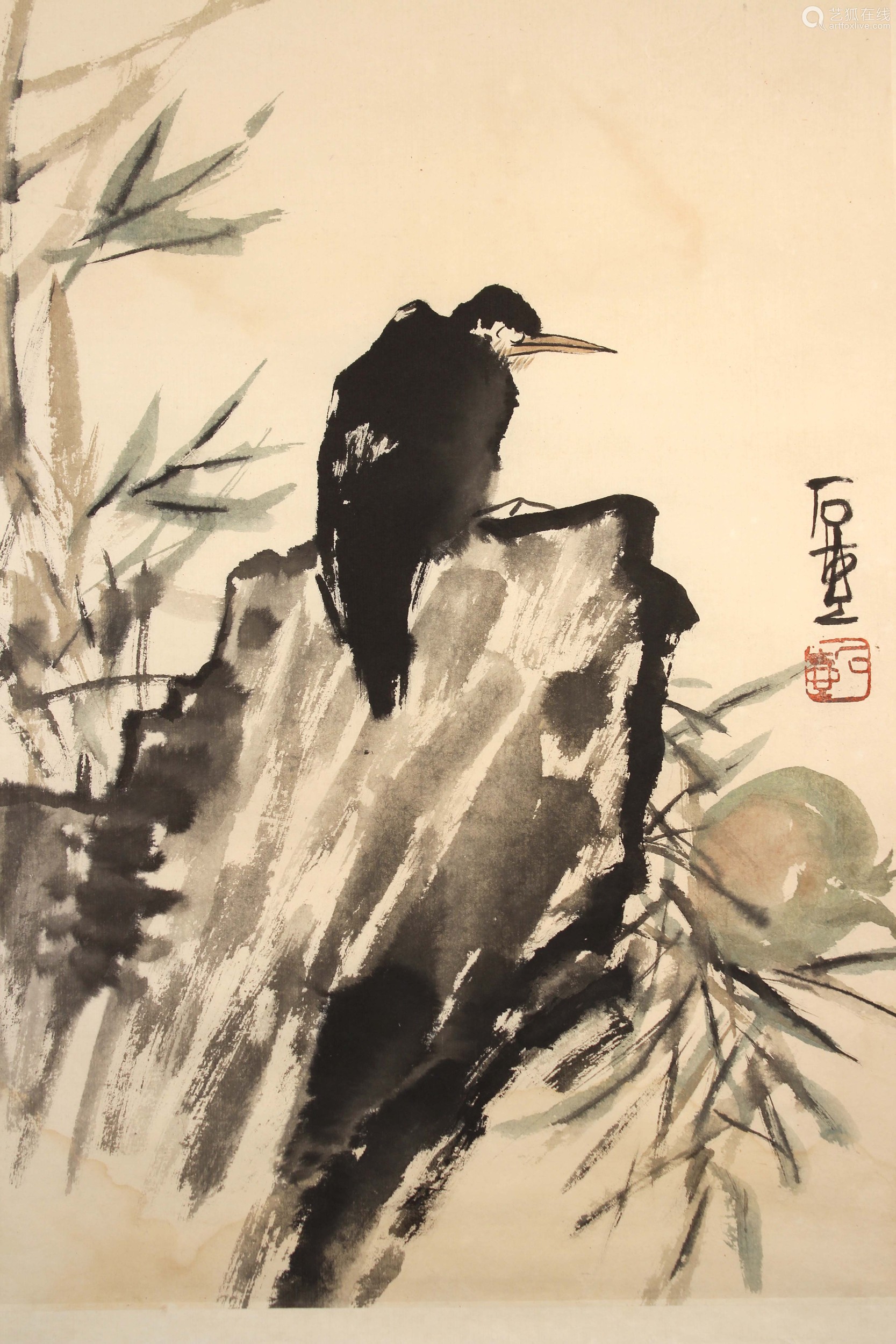 石壶         陈子庄(1913—1976),出生于四川省荣昌县,现代画家