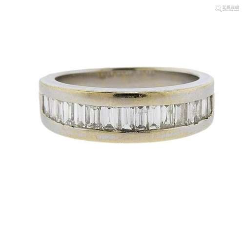 18K Gold Diamond Band Ring