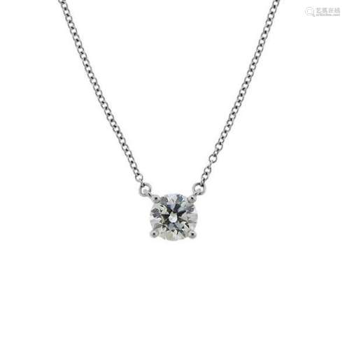Tiffany & Co Platinum 0.75ct Diamond Necklace