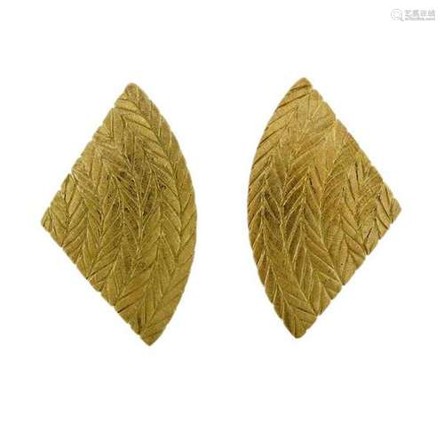 Buccellati 18k Gold Earrings