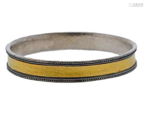 Gurhan Lancelot 24K Gold Sterling Bangle Bracelet