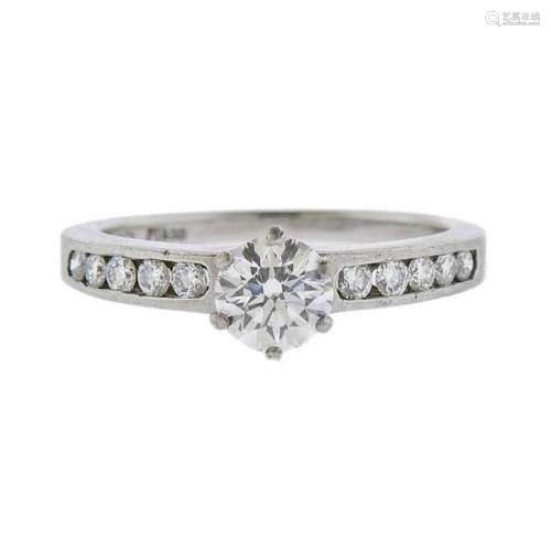 Tiffany & Co GIA 0.58ct Diamond Engagement Ring