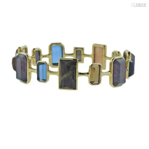 Ippolita Rock Candy Beverly 18k Gold Gemstone Bracelet