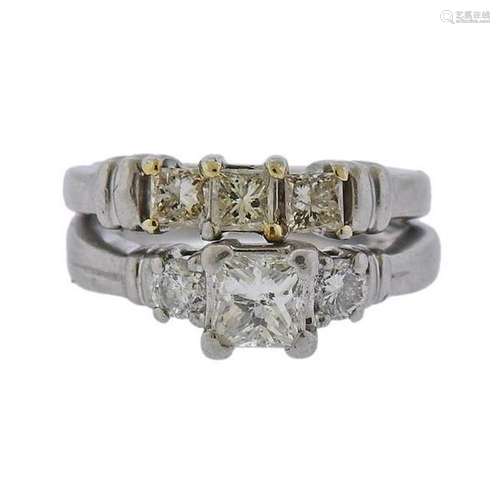 Platinum Diamond Bridal Ring Set