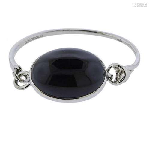 Di Modolo Sahara Sterling Black Agate Bracelet