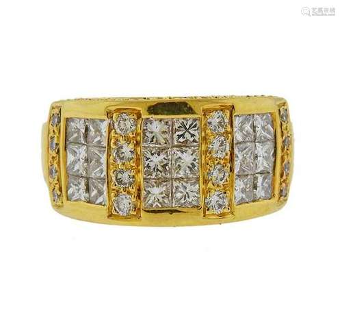 18k Gold  Diamond Ring