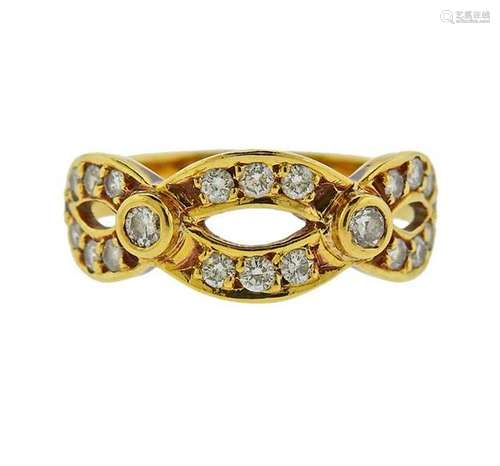 18K Gold Diamond Ring