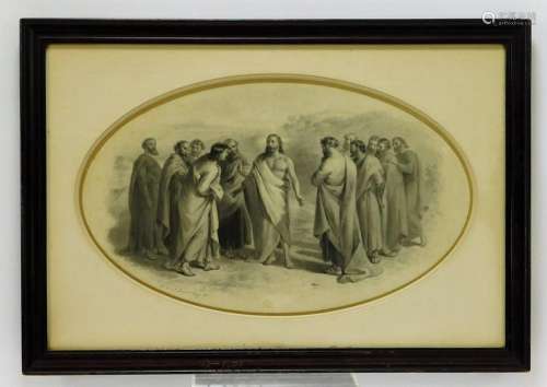 Felix Darley Jesus & Disciples Classical Painting
