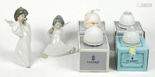 (lot of 6) Spanish Lladro porcelain group, consisting