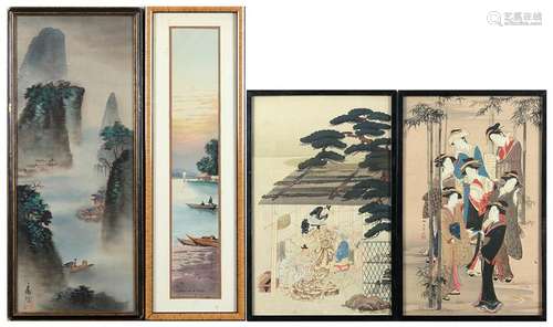 Japanese Woodblock Prints, Paintings