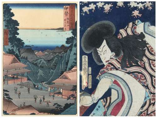 Japanese Woodblock Prints:, Hiroshige, Kunichika