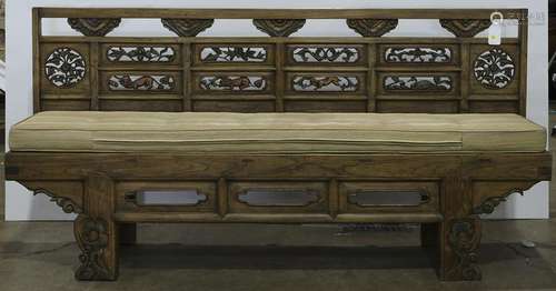 Chinese Wooden Settee