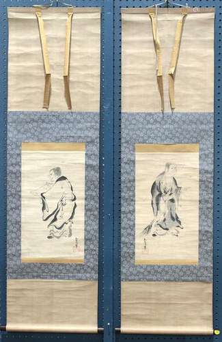 Japanese scrolls, Kano Tsunenobu