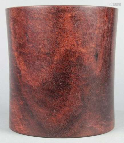 Chinese Hardwood Brush Pot