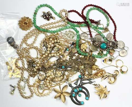 Collection of costume jewelry