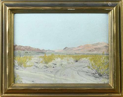 Painting, Desert Road