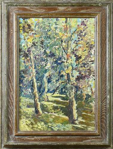 Painting, Sunlight on the Trees