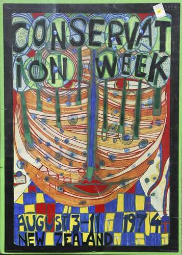 Poster, Friedensreich Hundertwasser