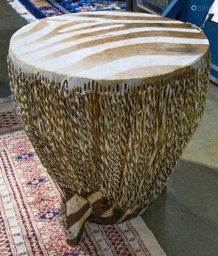 Ethnic style decorative drum or table