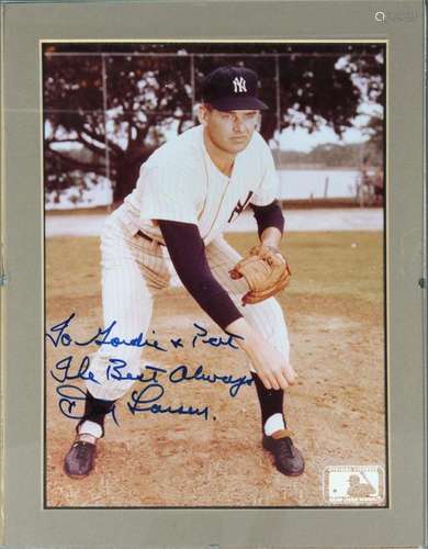 New York Yankees photograph of Don Larsen, bearing an