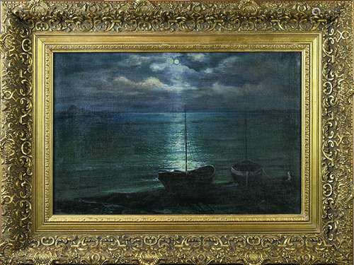 Painting, Moonlight on the Bay