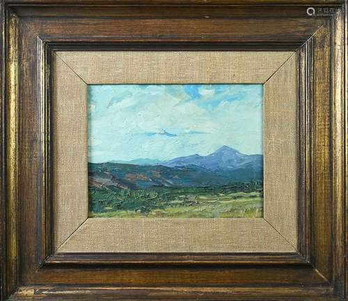 Painting, View of Mt Tam