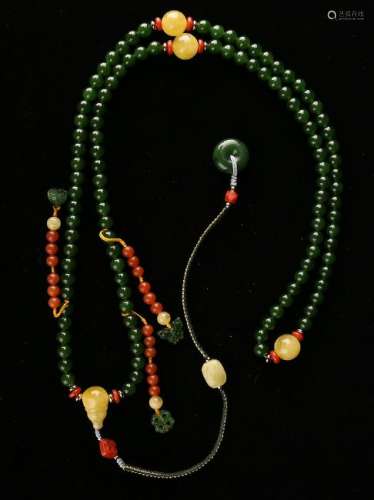 Green Jade Court Necklace