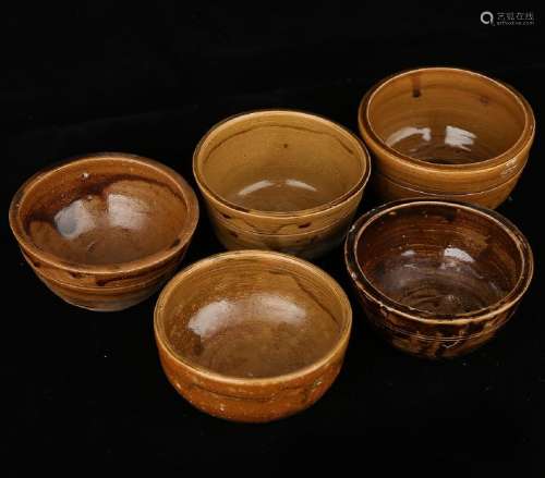 Set Of Five Porcelain Bowls
